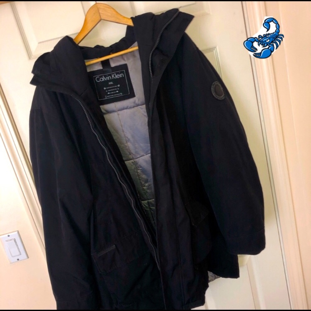Men’s Calvin Klein Black Parka Jacket